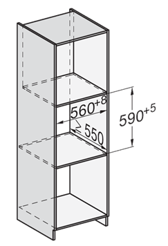 תנור בנוי H 2467 B Black Active שחור
