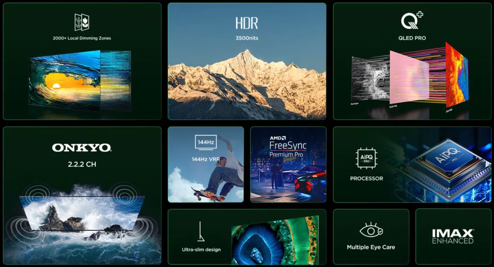 מסך טלוויזיה מיני לד TCL 98C89B