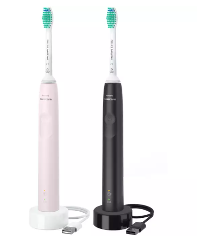 זוג מברשות שיניים חשמליות Sonicare HX3675/15