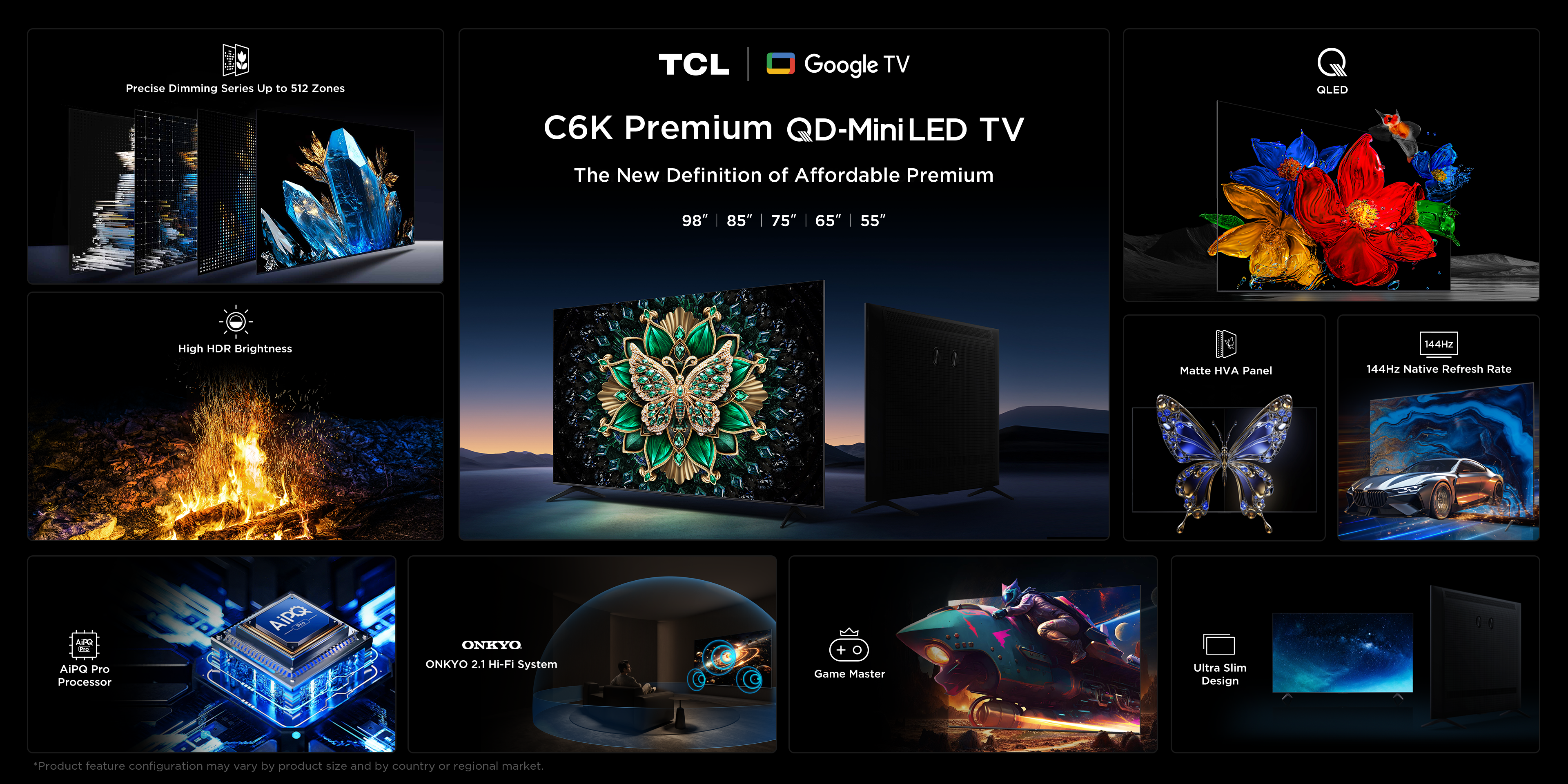 טלוויזיה חכמה 65C69K 4k QD-miniled