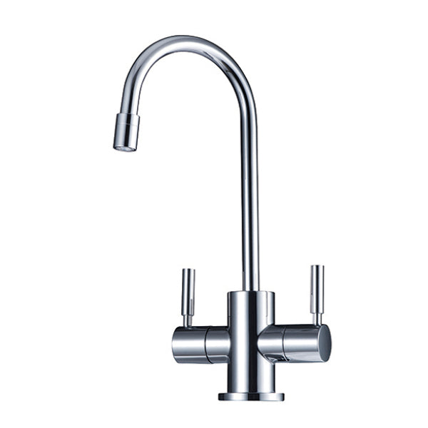 מערכת תת כיורית כולל ברז גוון ניקל דגם מודרני