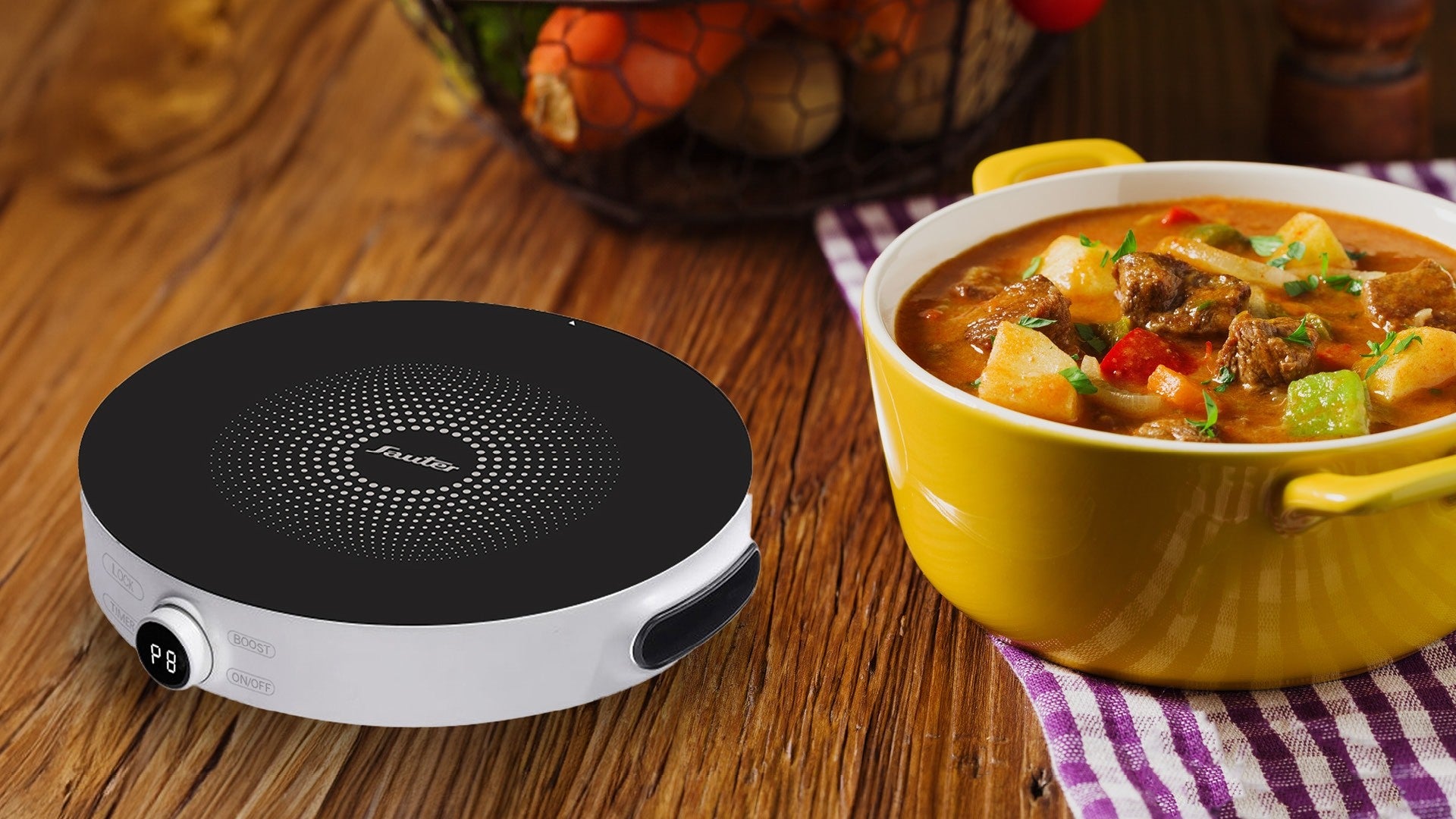 כירה עגולה אינדוקציה מוקד אחד INP313W