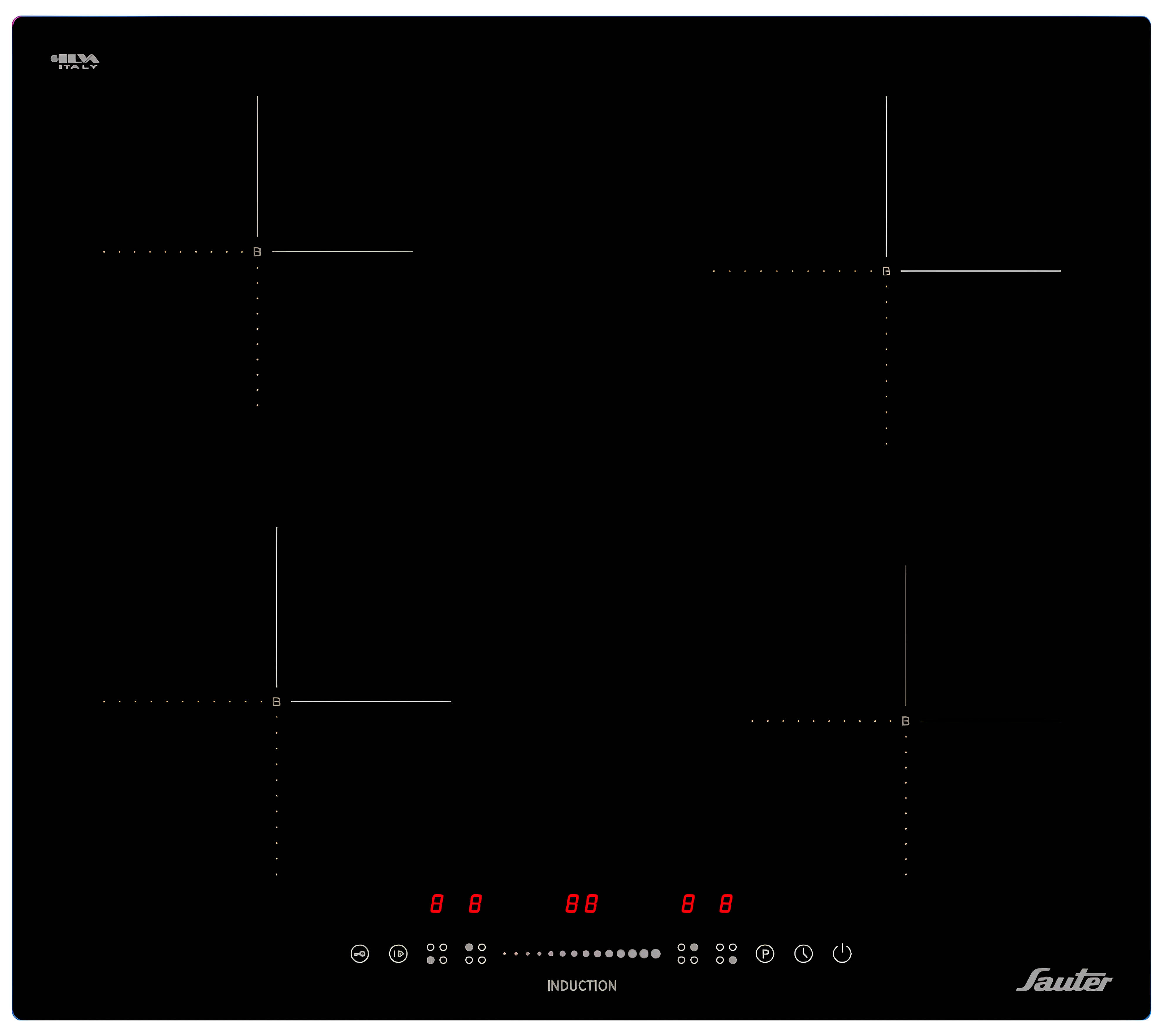 כיריים אינדוקציה 60 ס"מ SHI6110 חד פאזי