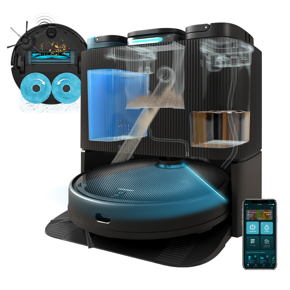 שואב אבק רובוטי אלחוטי Conga 11090 Spin Revolution