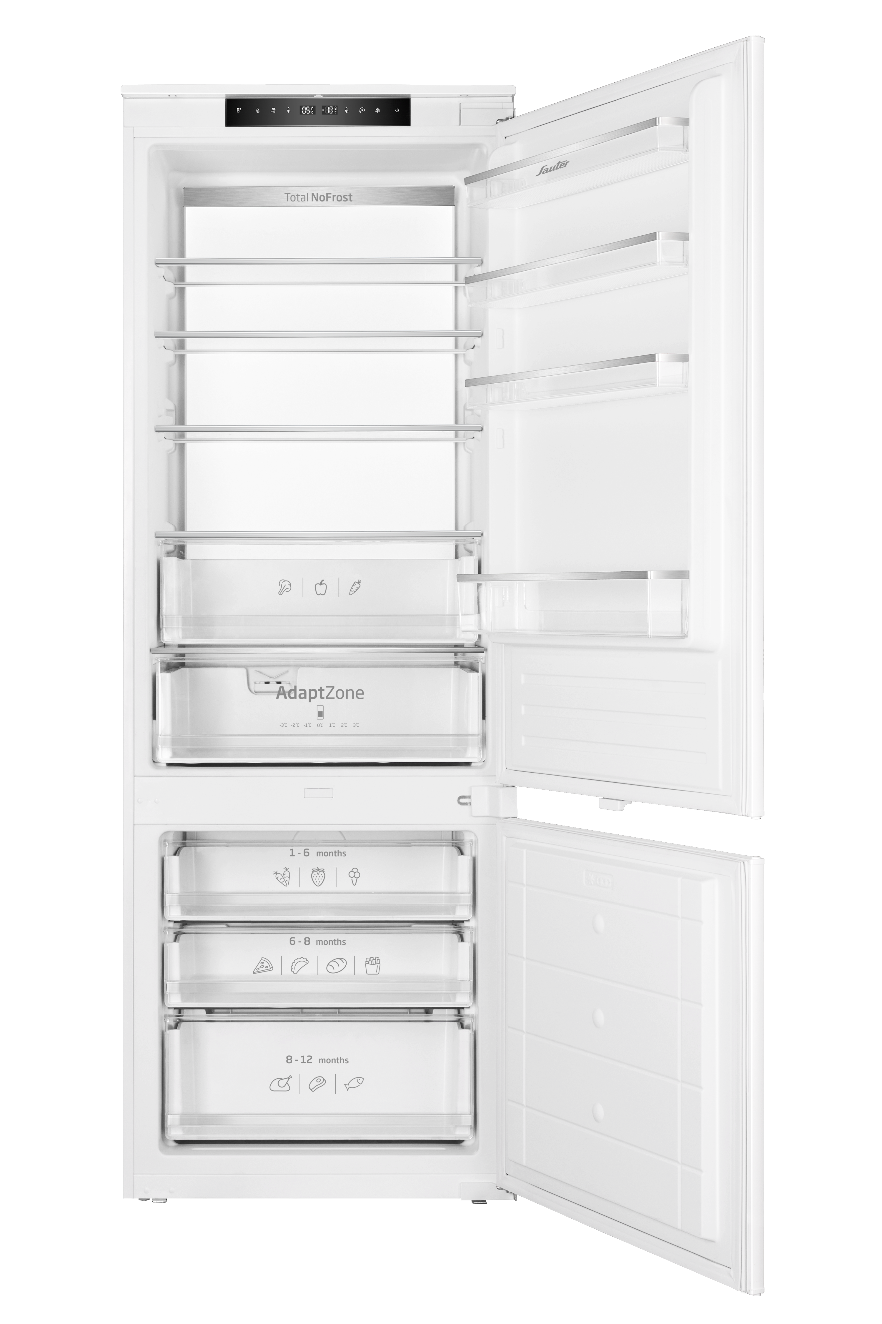 מקרר מקפיא אינטגרלי SVRI397R פתיחה ימין