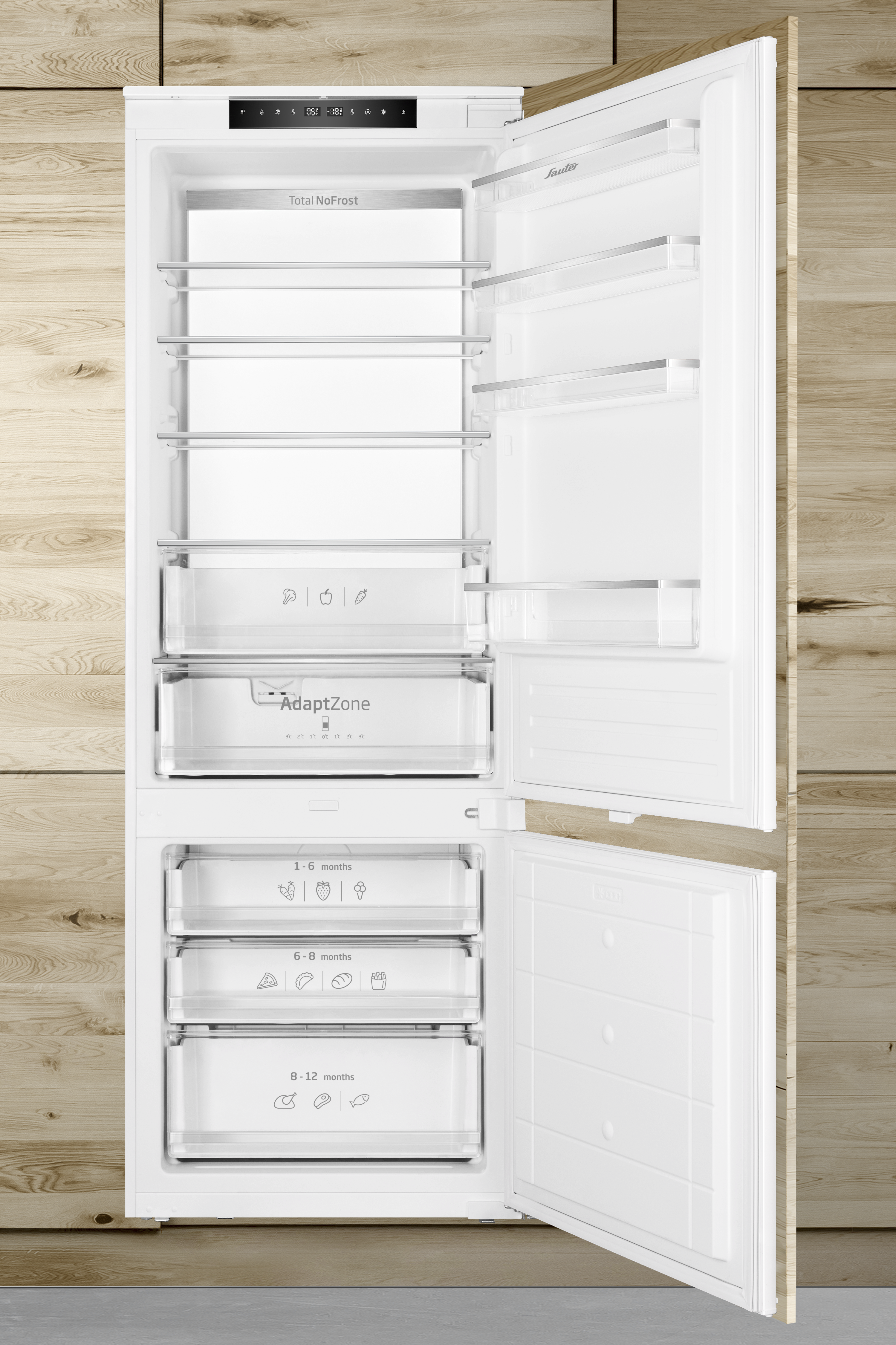 מקרר מקפיא אינטגרלי SVRI397R פתיחה ימין