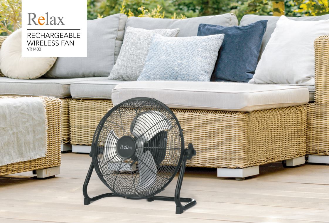 מאוורר נייד נטען VR1400