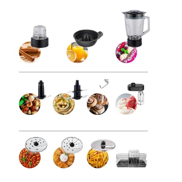 מעבד מזון FPS9988 כסוף כולל אביזרים