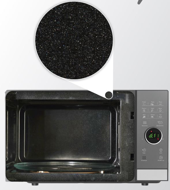 מיקרוגל דיג 23 ל MIC223D אפור