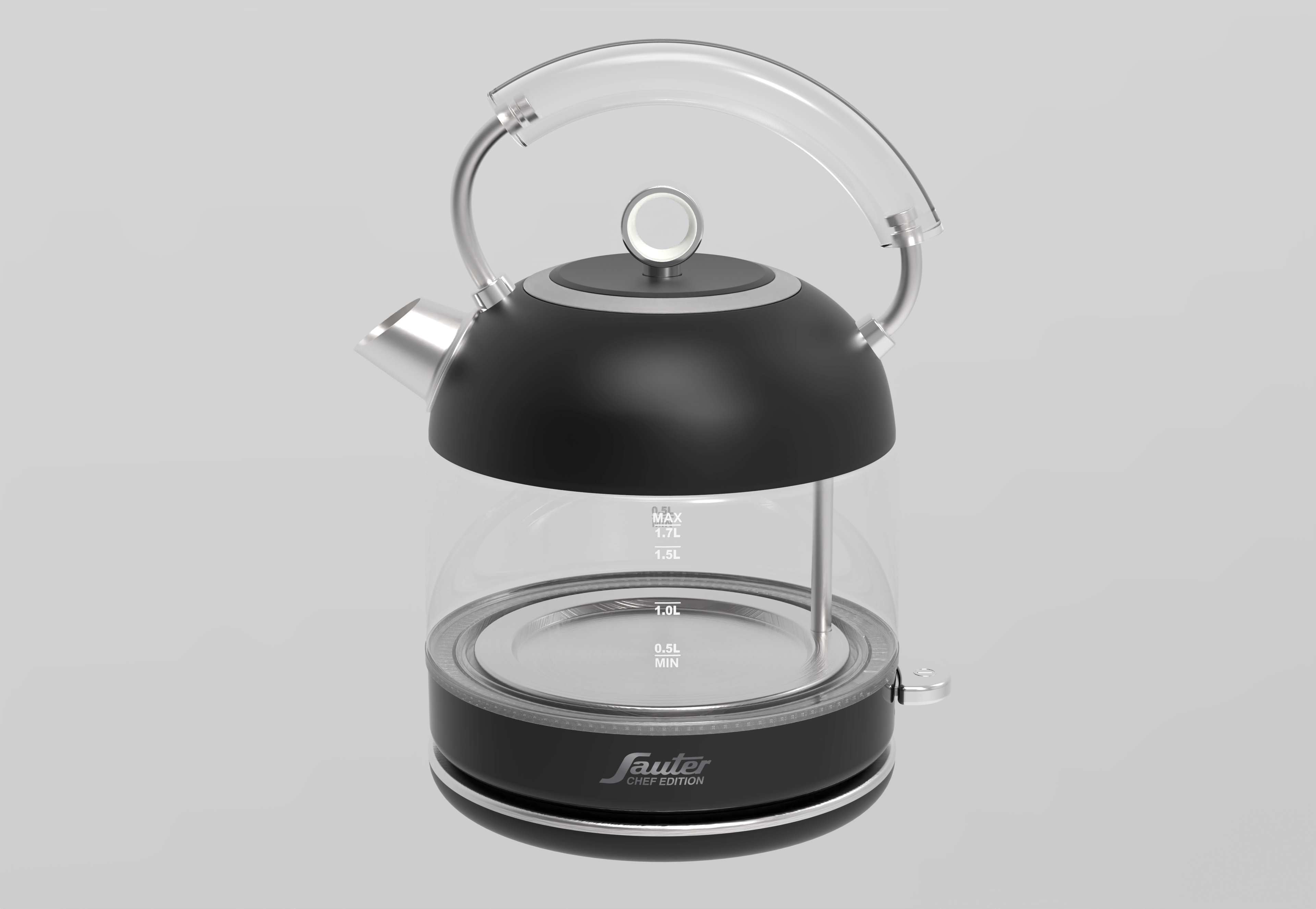 קומקום WK994B שחור זכוכית