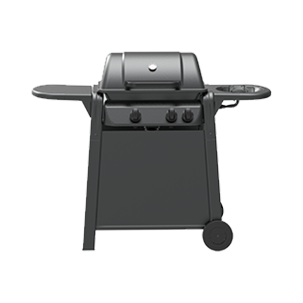גריל גז BBQ-2 מבערים + כירת צד דגם BBQS3000