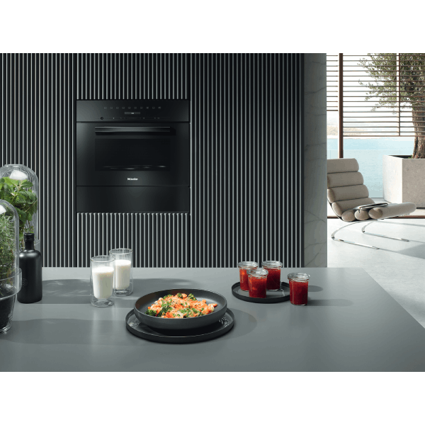 מיקרוגל בנוי M 7244 TC Grey