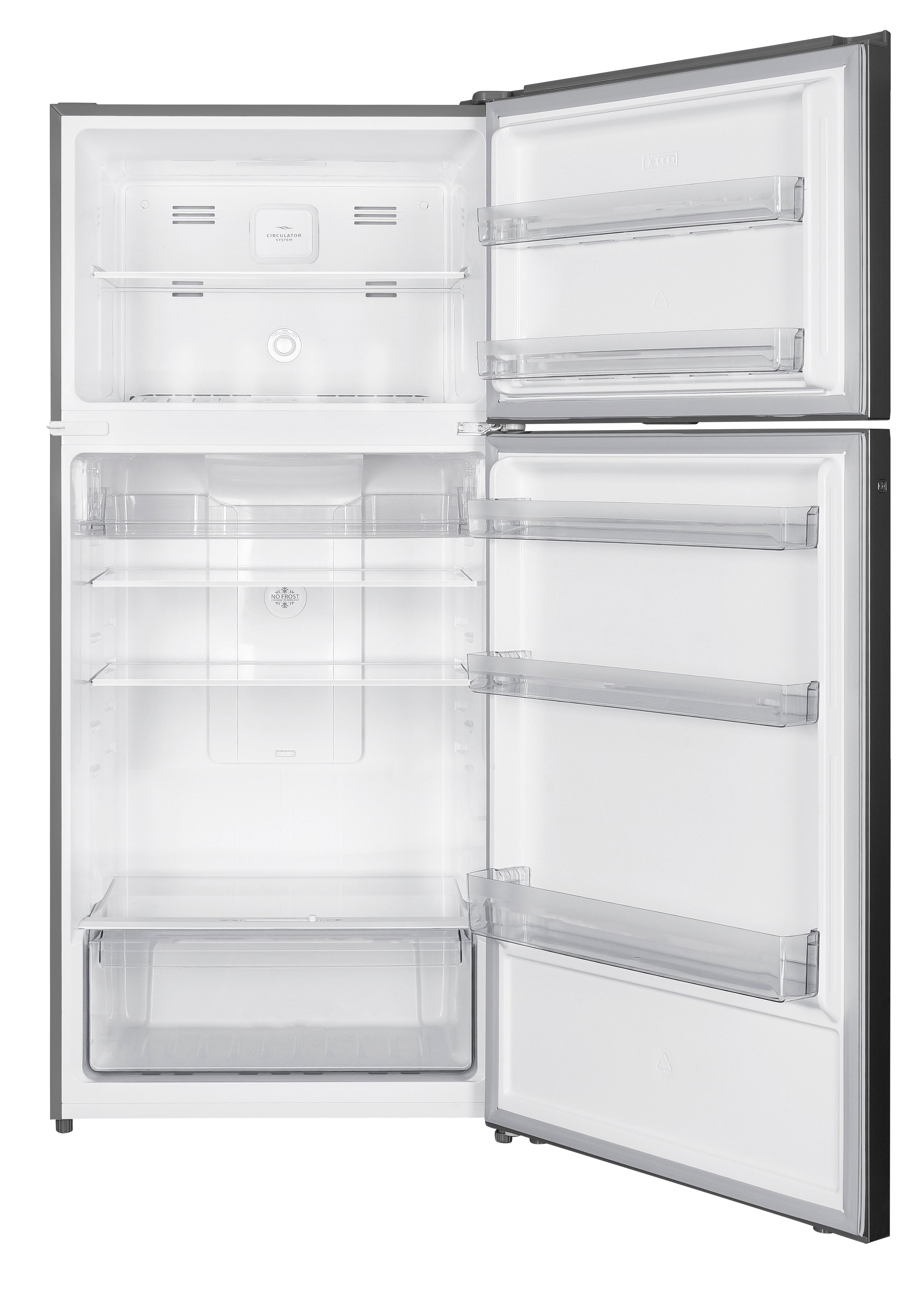 מקרר + מקפיא עליון P624TMN נירוסטה