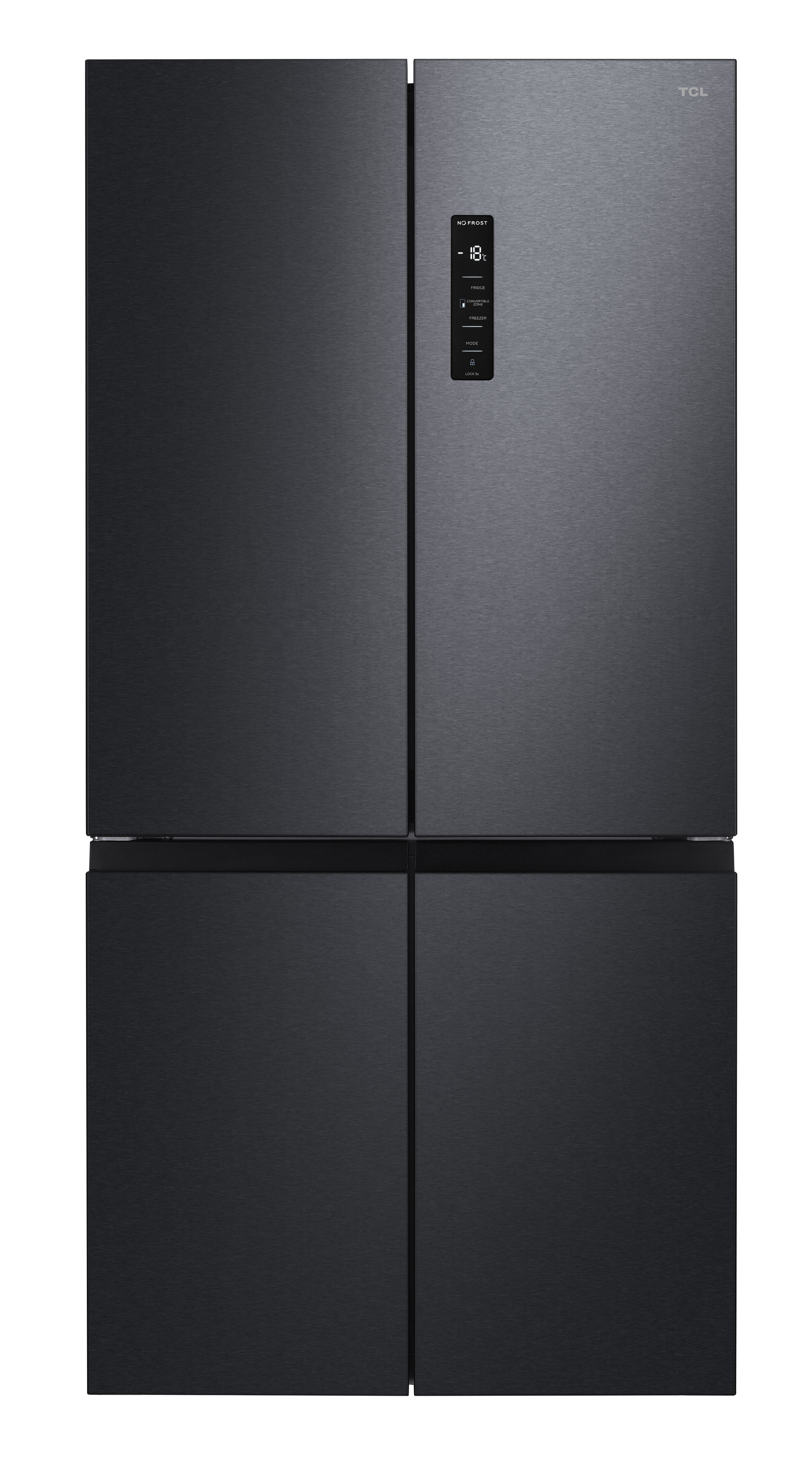 מקרר 4 דלתות  P679CDBN נירוסטה מושחרת