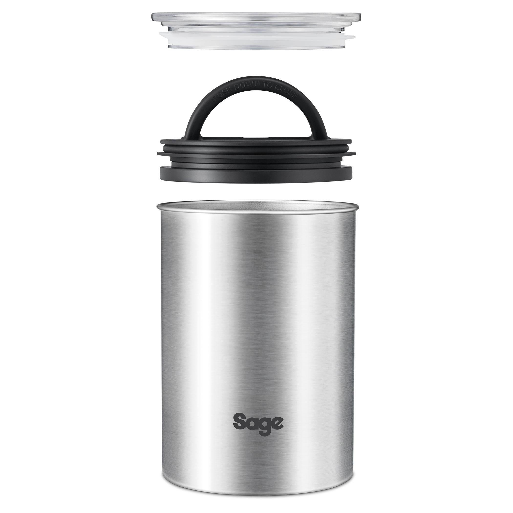 the Bean Keeper SES030BSS קופסת אחסון בוואקום חצי ק"ג
