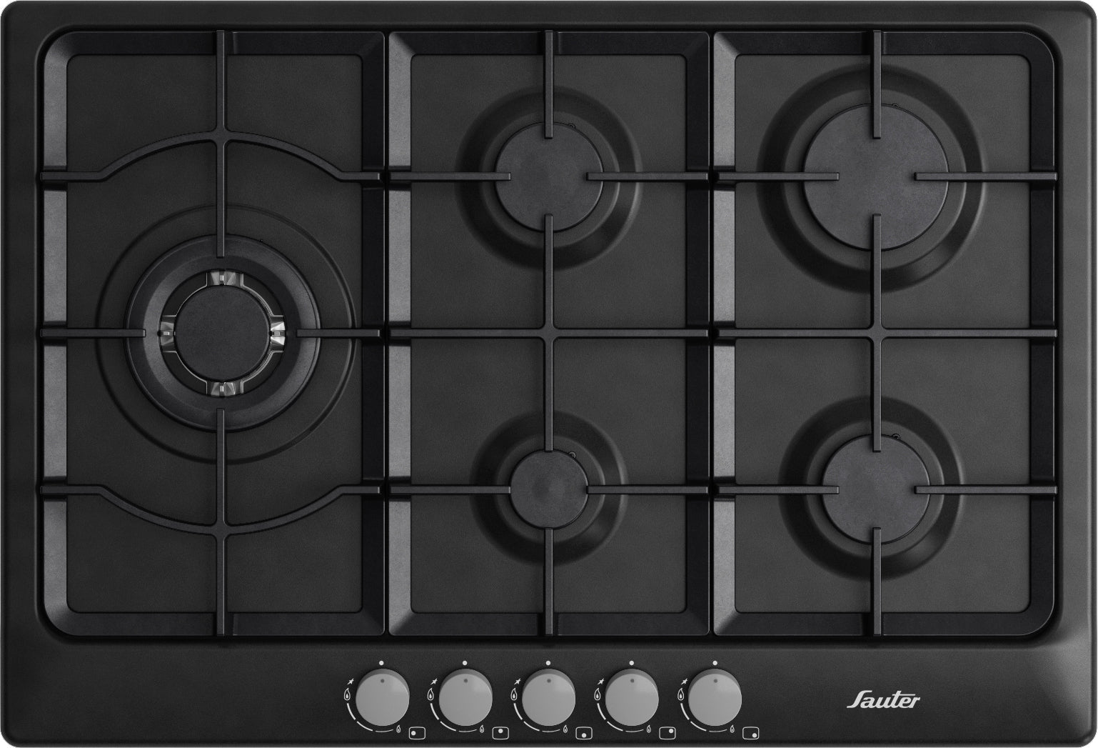 כיריים גז SHE7250B שחור 75 ס" מ