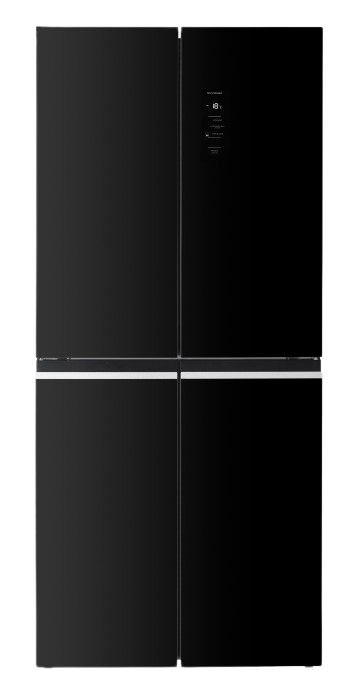 מקרר 4 דלתות SVR505BG שחור זכוכית