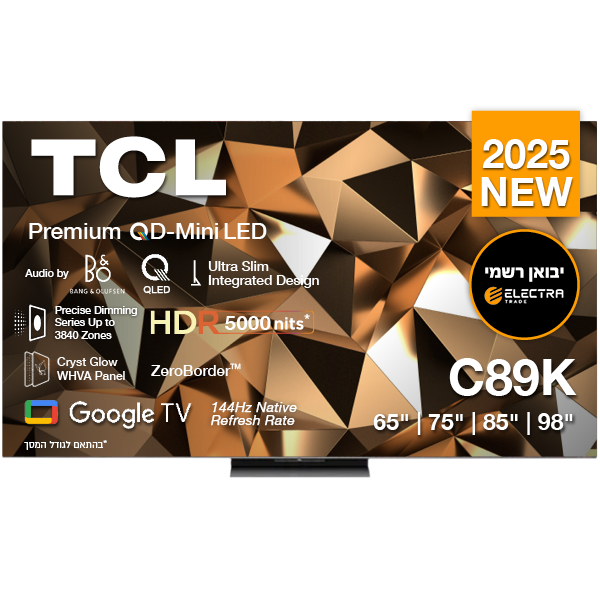 טלוויזיה חכמה 65C89K  4k QD-miniled Premium