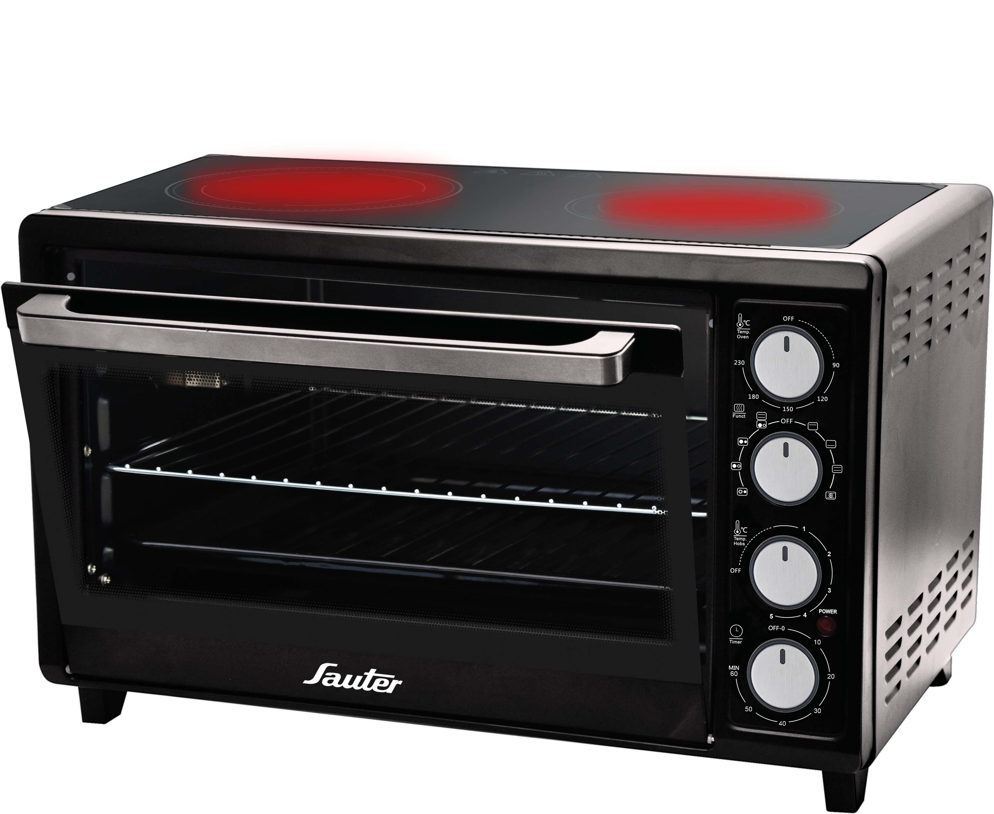 TOH502                                                טוסטר אובן משולב כיריים קרמיות 50 ליטר