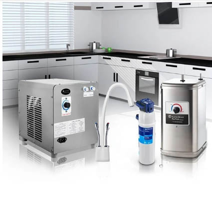 מערכת תת כיורית כולל ברז גוון לבן דגם סטיקי