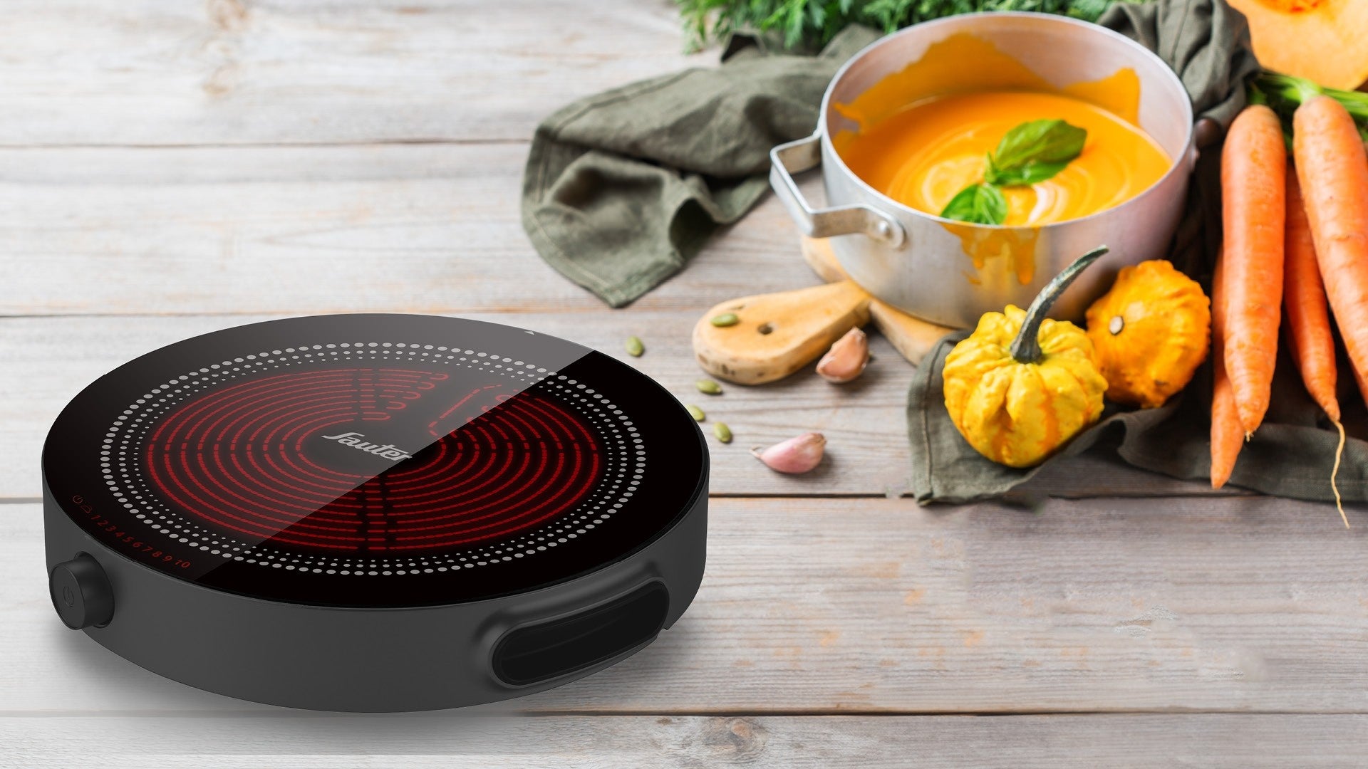 כירה עגולה אינפרא מוקד אחד CHP111B